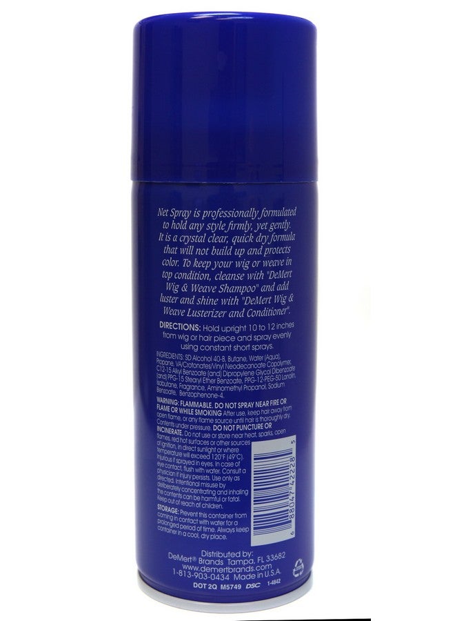 Wig Net Spray Firm Hold Styling Spray 9.76 Oz. Aerosol