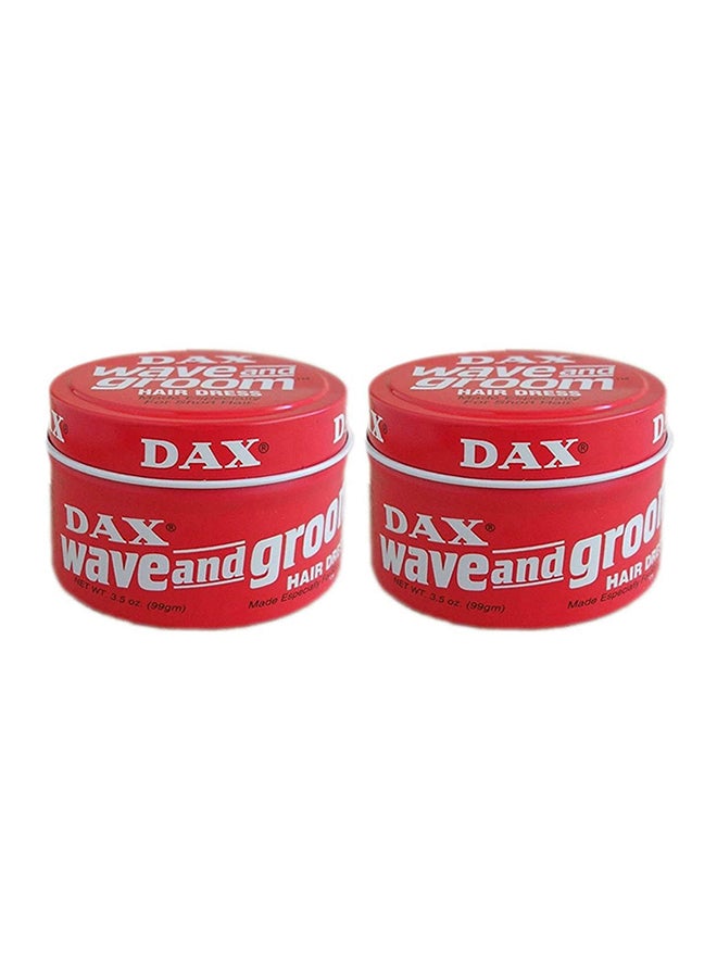 Pack Of 2 Wave And Groom Hair Wax 99x2grams