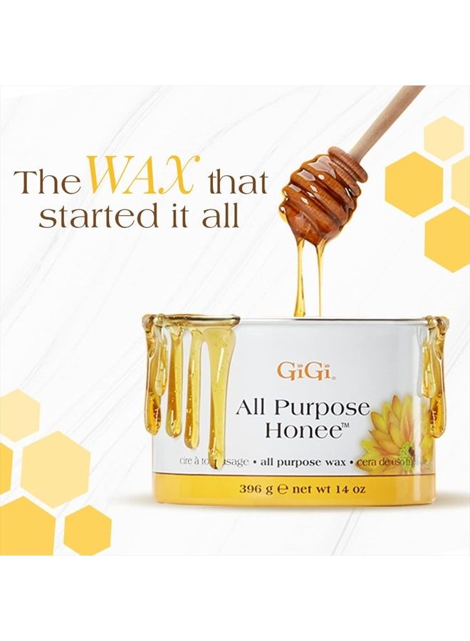 All Purpose Honee Hair Removal Soft Wax for All Skin and Hair Types, 14 oz