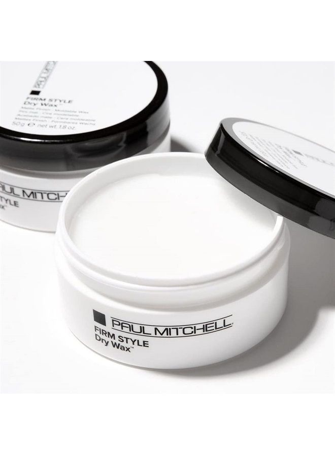 Dry Wax, Long-Lasting Hold, Matte Finish, For All Hair Types, 1.8 oz
