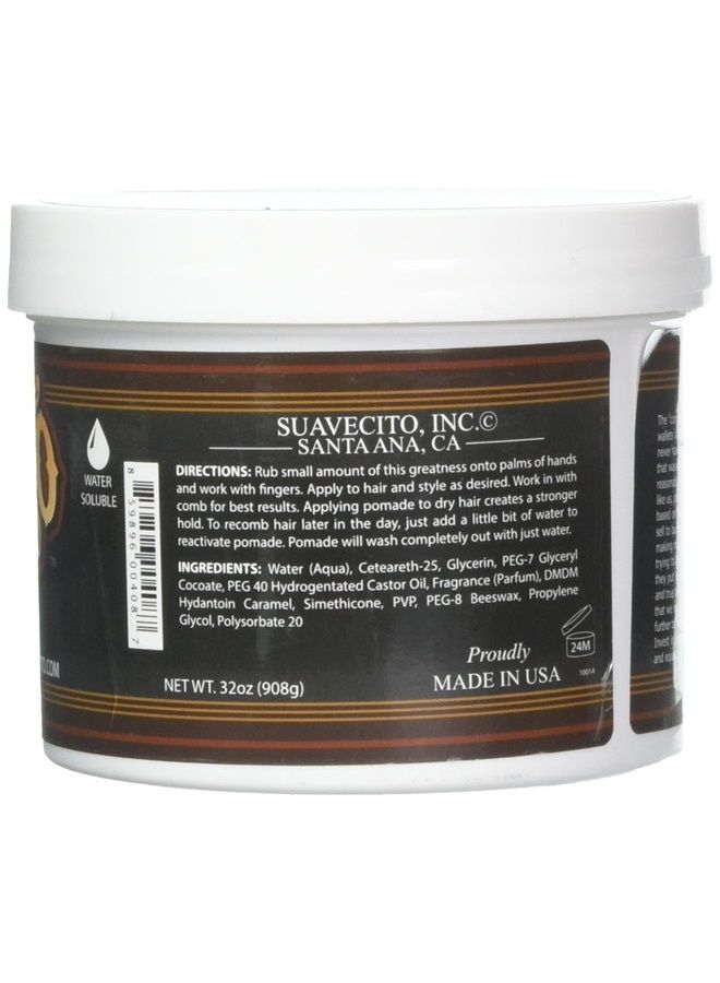 Original Hold Pomade 32 oz, 1 Pack - Medium Hold Hair Pomade For Men - Medium Shine Water Based Wax Like Flake Free Hair Gel - Easy To Wash Out - All Day Hold For All Hairstyles
