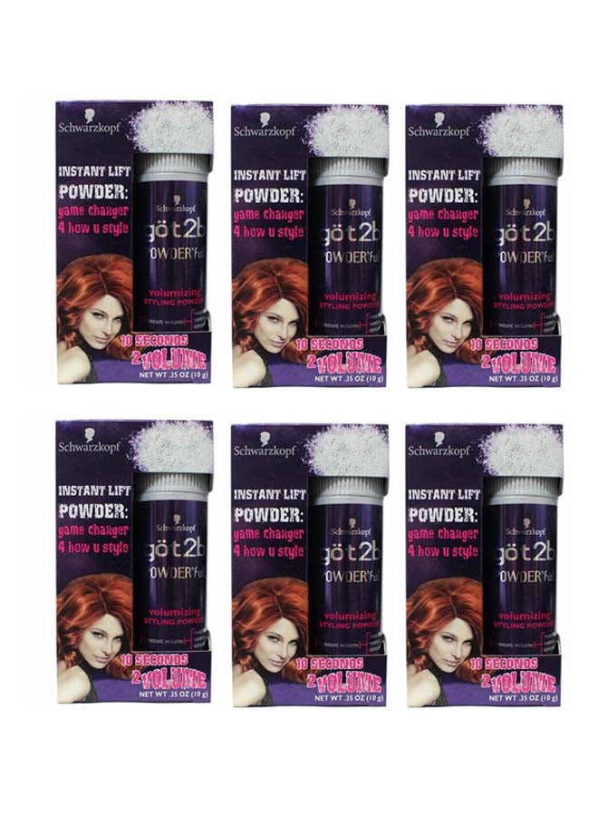 Pack of 6 - Powder'Ful Volumizing Style Powder 10 x 6grams