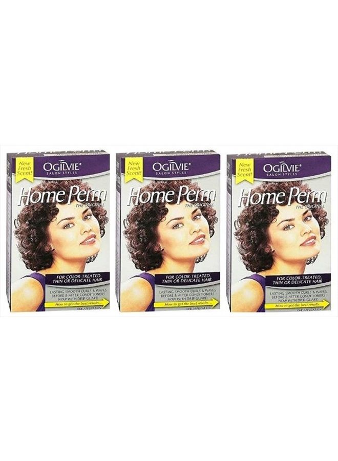 Ogilvie Home Perm For Color Treated Hair, Pack of 3