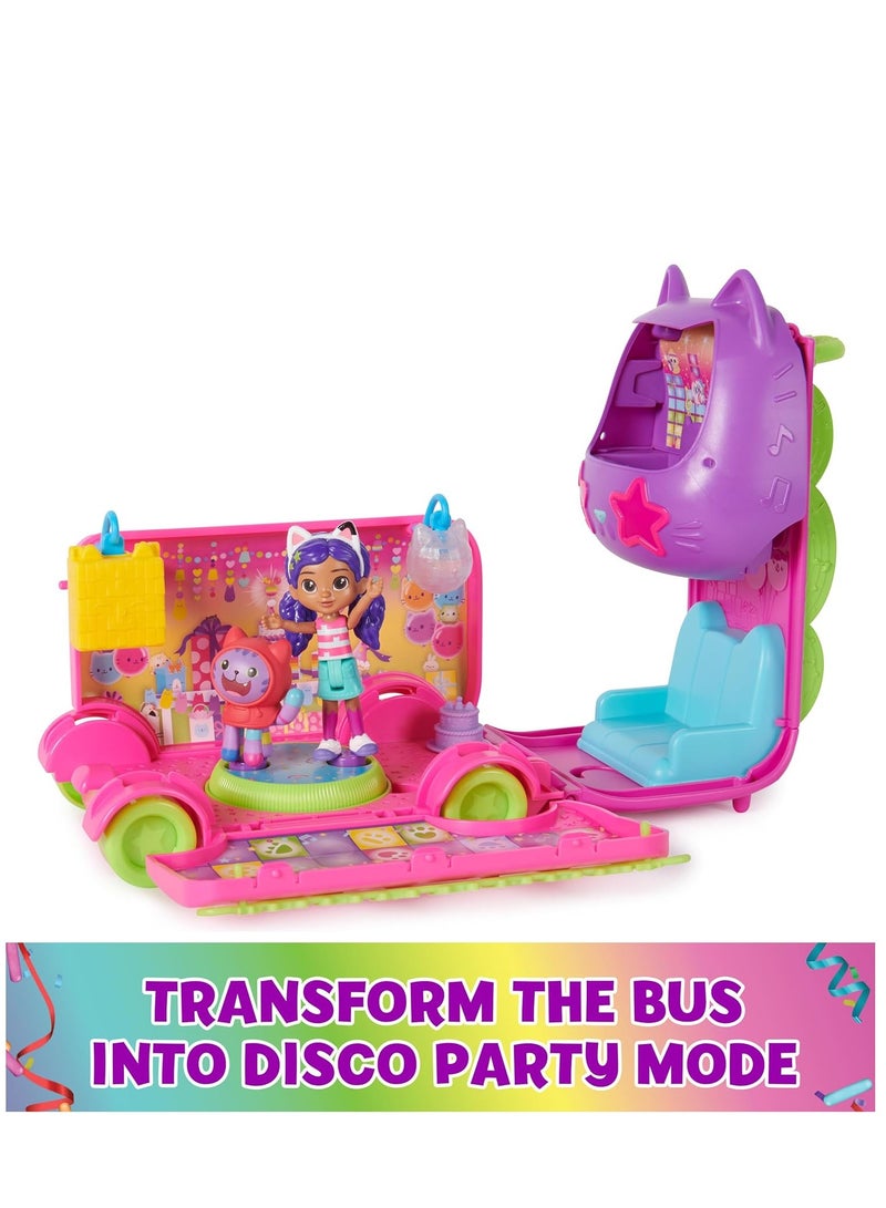 Gabby's Dollhouse Purrfect Party Bus Playset