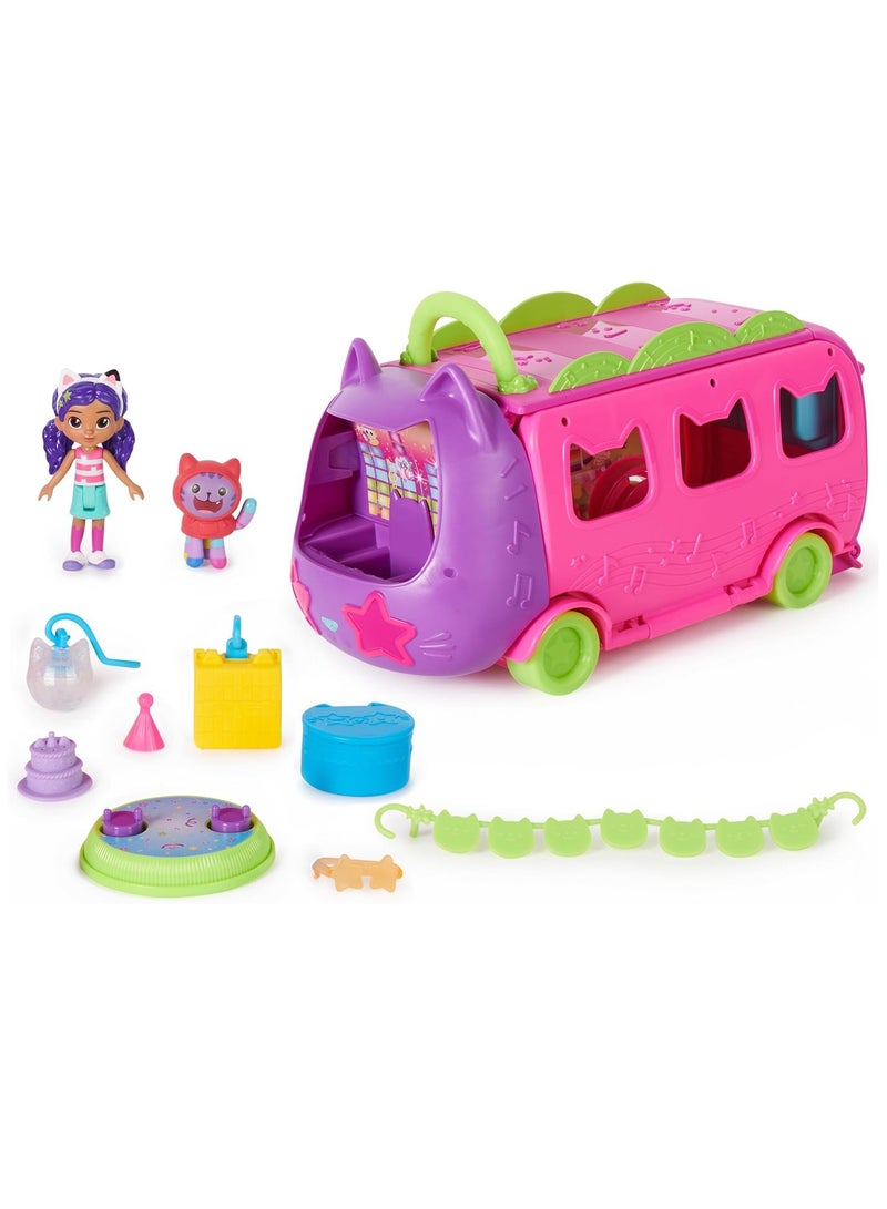 Gabby's Dollhouse Purrfect Party Bus Playset