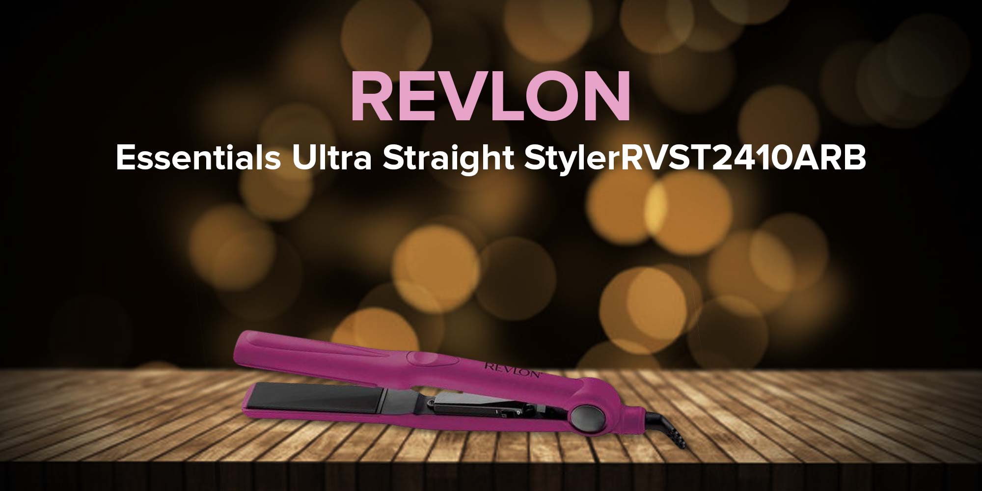 Essentials Hair Straightener Pink