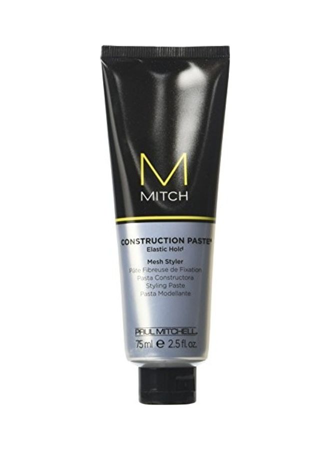 Construction Paste Styling Hair Gel Black/Grey 75ml