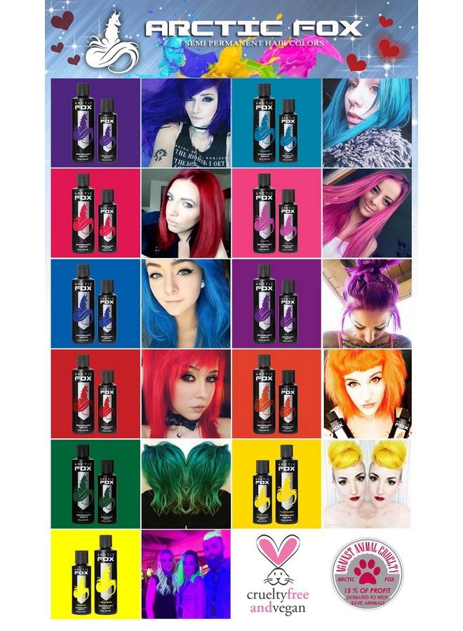 Vegan And Crueltyfree Semipermanent Hair Color Dye (4 Fl Oz Transylvania)