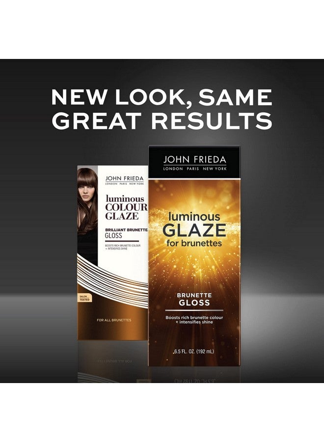 Brilliant Brunette Luminous Glaze Colour Enhancing Glaze Designed To Fill Damaged Areas For Smooth Glossy Brown Color 6.5 Ounce (Packaging May Vary)
