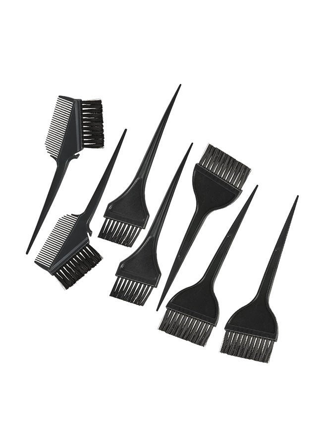 7-Piece Hair Dyeing Comb Kit Black