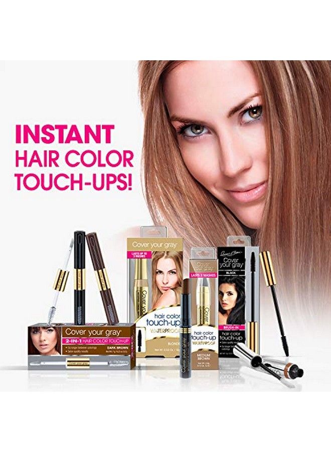 Hair Color Touchup Stick Dark Brown (2Pack)