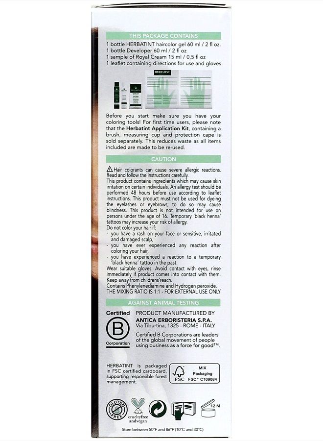 Permanent Hair Color Gel, 4d Golden Chestnut, 4 Oz (095216)