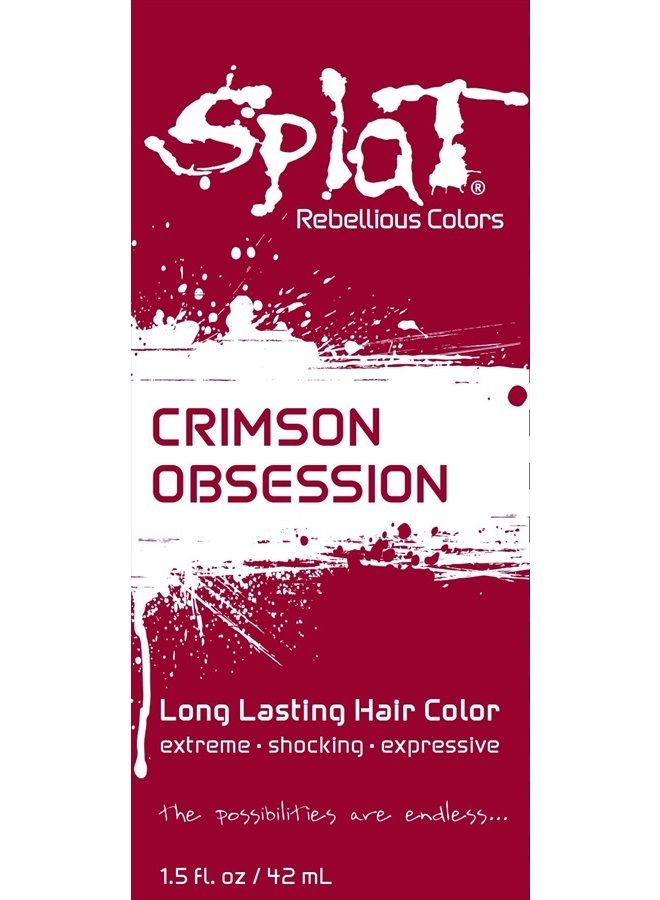 Crimson Obsession | 1.5 oz. Foil Pack | 30 Wash | Semi-Permanent Red Hair Dye