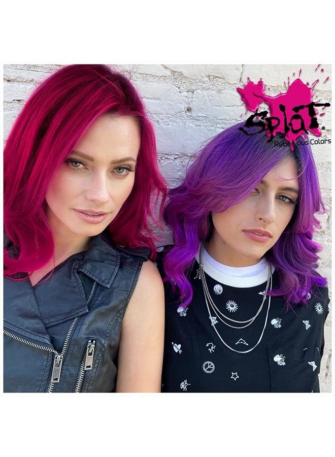 Midnight Magenta Semi-Permanent Hair Color Kit No Bleach, Vegan, Cruelty Free
