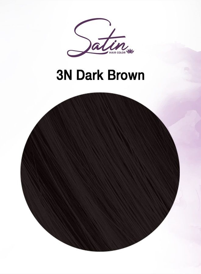 SATIN Hair Color Natural Series, Dark Brown, 3.0 Ounce