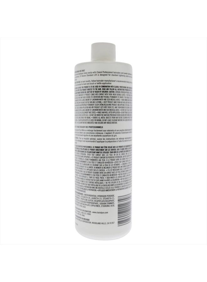 Pure White 20 volume Crème Developer, 16 oz (Pack of 1)