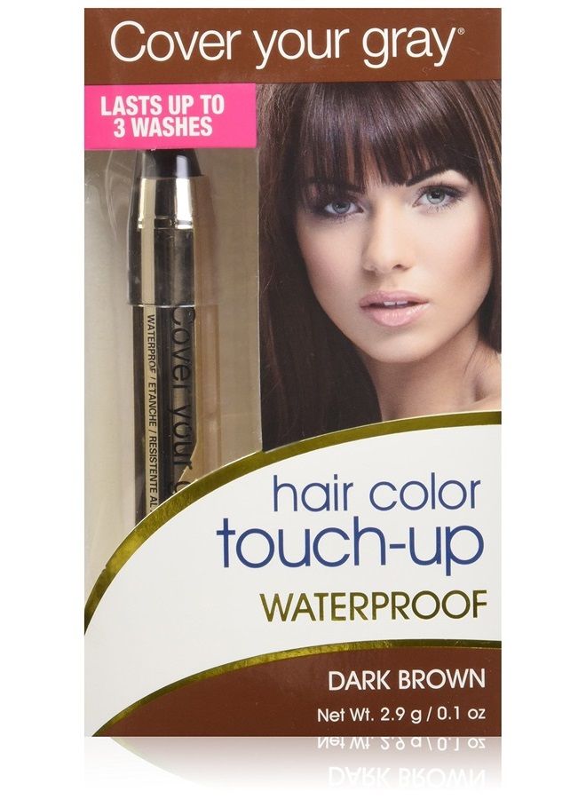 Waterproof Hair Color Touch-Up Pencil - Dark Brown