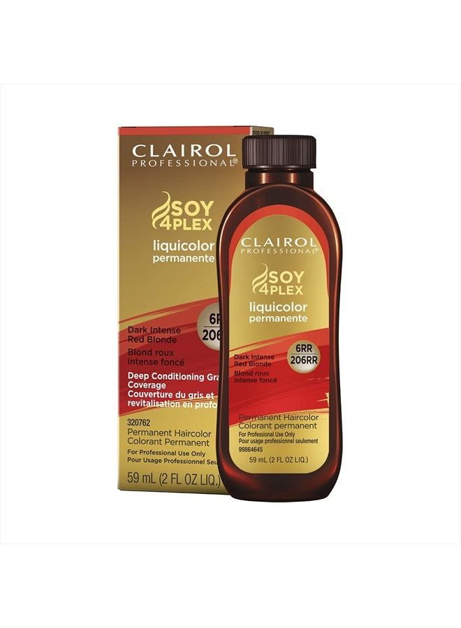 Permanent Liquicolor for Blonde Hair Color, 6rr Dark Int Red Blonde, 2 oz