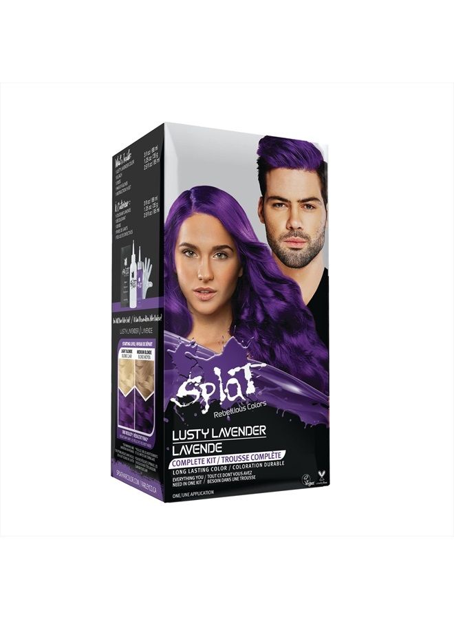 Lusty Lavender | Original Complete Purple Hair Dye Kit | Semi Permanent | Vegan