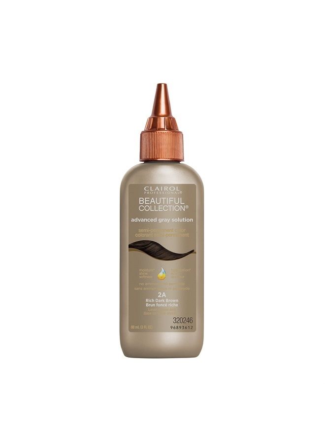 Beautiful Advanced Gray Solutions 2a Rich Dark Brown, 3 oz