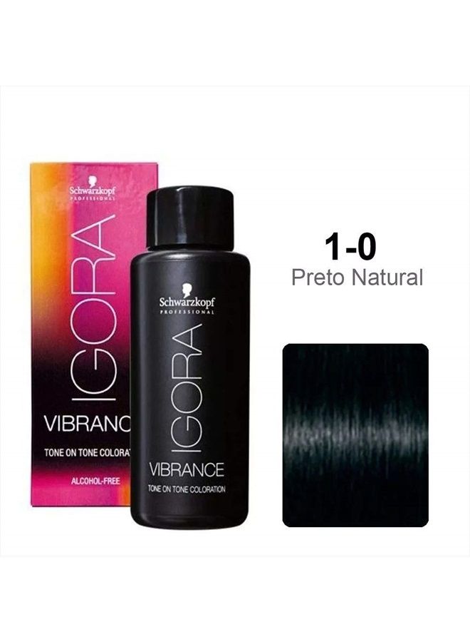 Igora Royal Vibrance Tone on Tone Hair Color 1-0 Black Natural