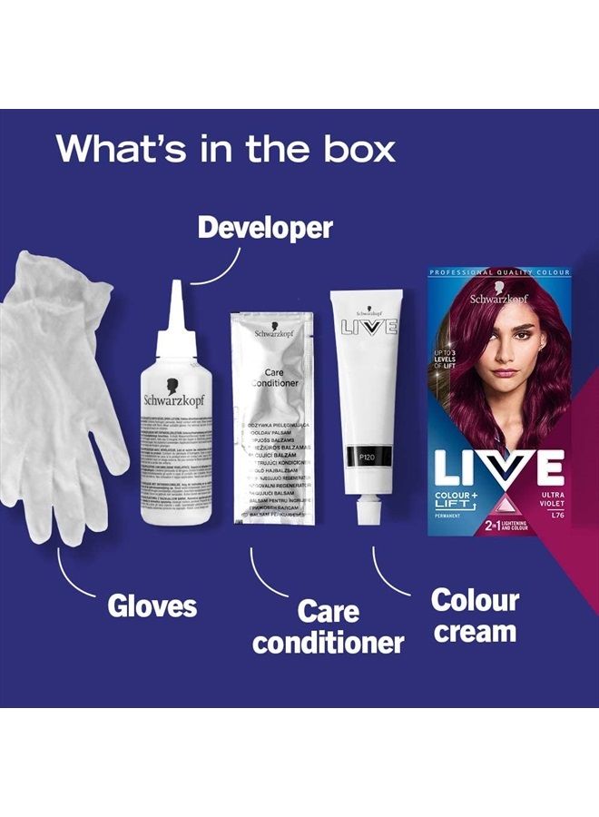 Live Color XXL Luminance L76 Ultra Violet Hair Colour