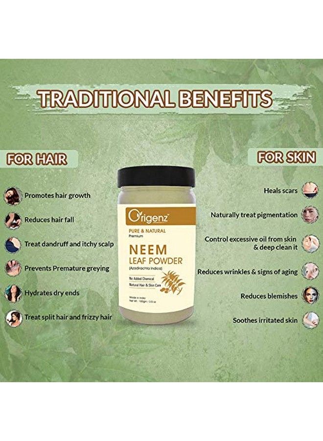 Premium Hair Care Combo (Herbal Henna Powder 100gm + Indigo Powder 100gm + Neem Powder 100gm)