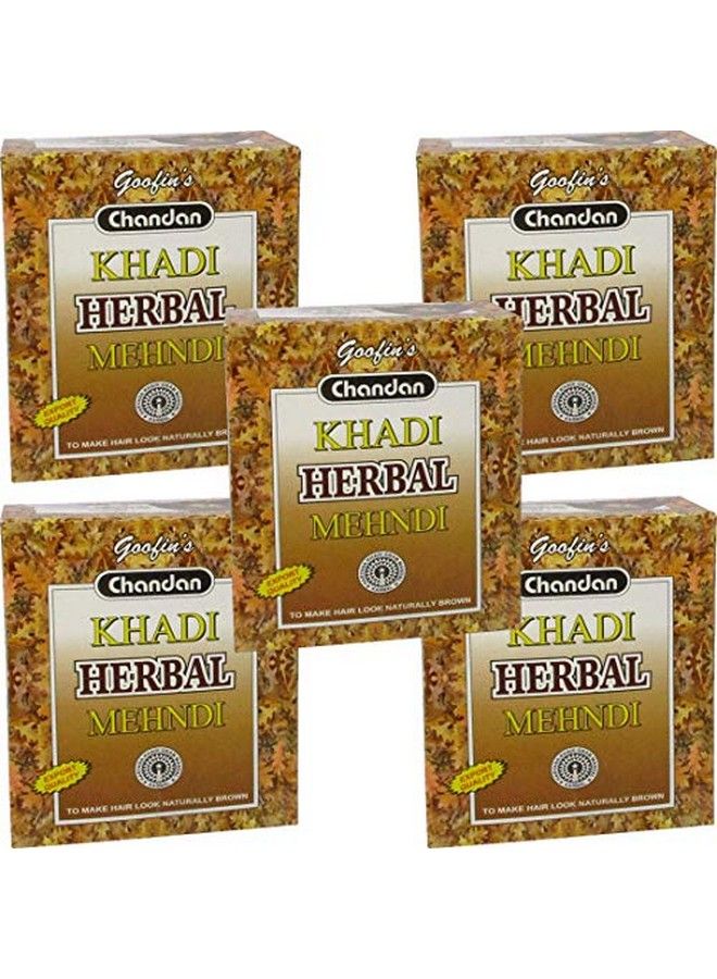 Goofin'S Herbal Brown Mehndi 80 G (Pack Of 5) 80 G (Pack Of 5)