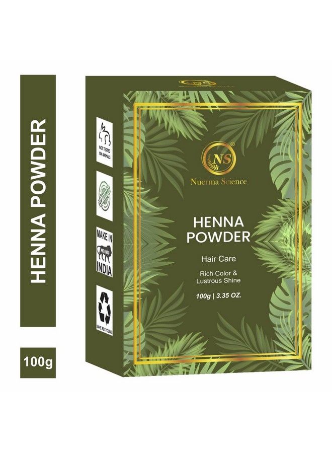 Henna Powder Organic Natural For Black Shiny Healthy Hair(100 Gm Each Pack Of 3) 300 Gm