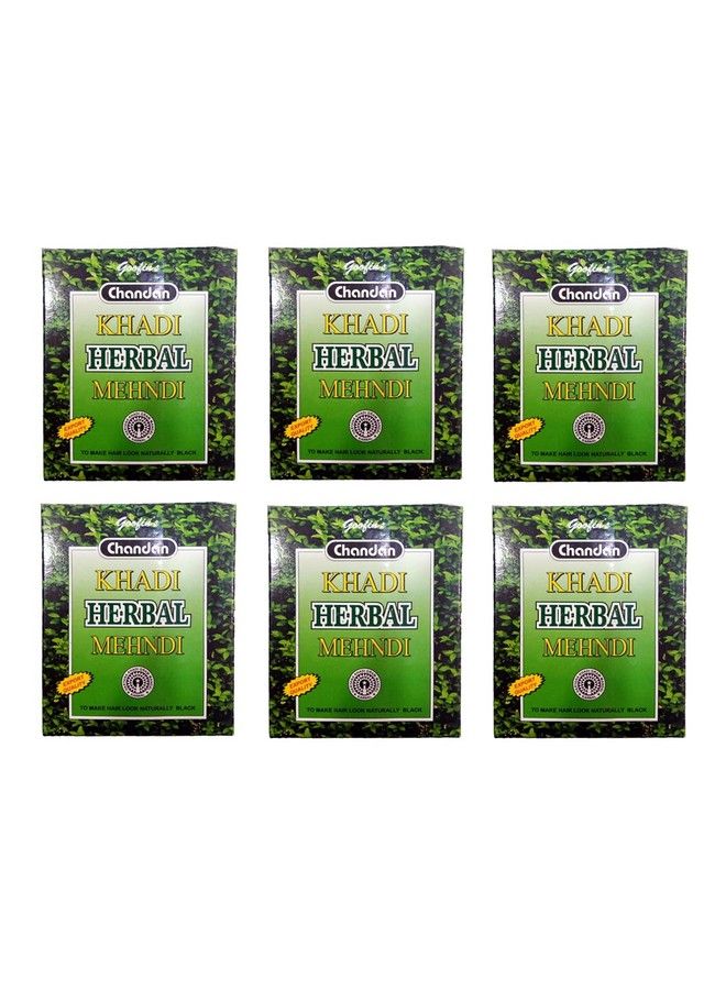 Herbal Black Mehndi 80 G (Pack Of 6)