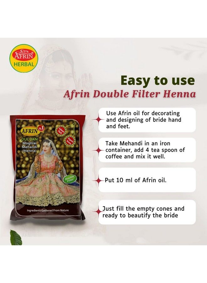 Organic Henna Double Filter Dulhan Mughlai Mehandi (1 Kg)