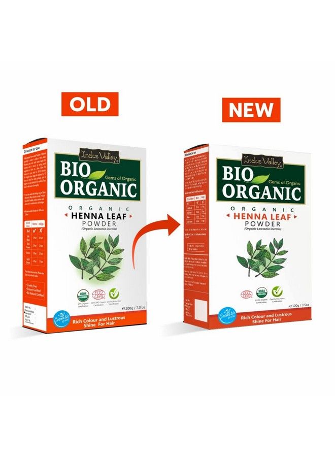 Bio Organic Red Henna Leaf Powder Triple Pack (100 * 3= 300G)