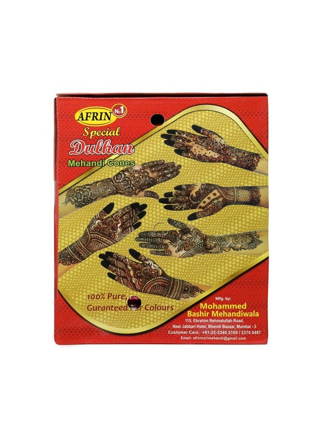 Henna Red Paper Cone Pack Of 12 (30Gm Each)