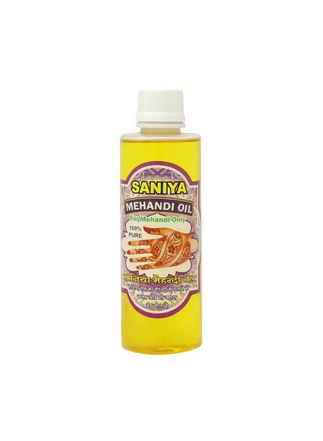 Henna Mahendi Saniya Oil For Making Mahendi Cones 200 Ml