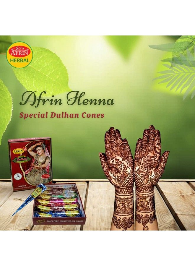 Henna Mehandi Cone Pack Of 12 (30Gm Each)