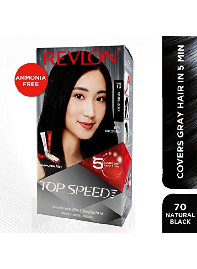 Top Speed Hair Color For Women 180G Natural Black 70 (Pack Of 1)