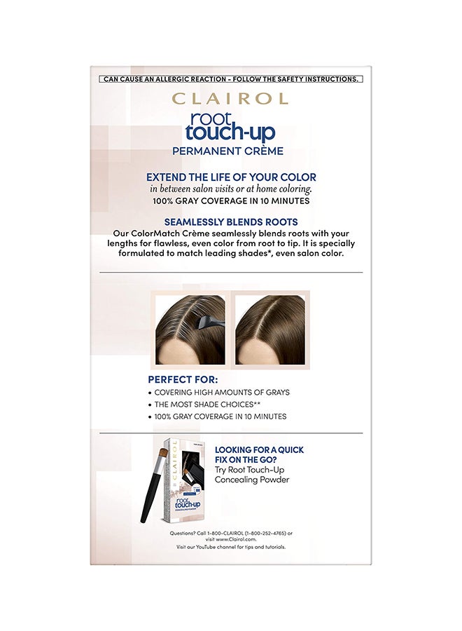 Pack Of 2 Easy Root Touch-Up Permanent Cream Medium Brown 6.37X2.4X2.19inch