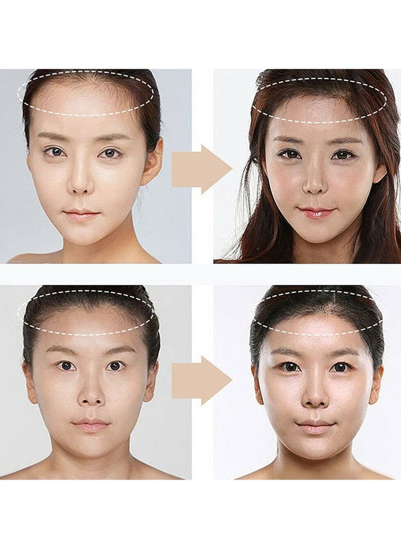 1pc Hairline Powder, Waterproof Hair Fiber Instant Hair Shadow, Portable Quick Magical Hair Fluffy Powder, Hair Color Dye Forehead Hair Line Filling Powder for Bald Spot Cover Up, (Black A)