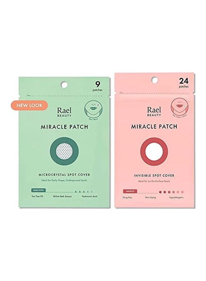 Pack Of 2 Invisible Acne Healing Patch Clear 1.4cm