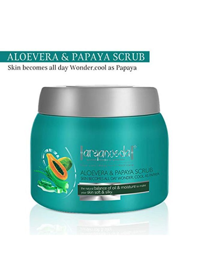 Aloevera & Papaya Face Scrub, 400 Gm