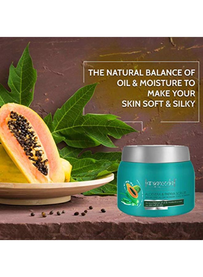 Aloevera & Papaya Face Scrub, 400 Gm