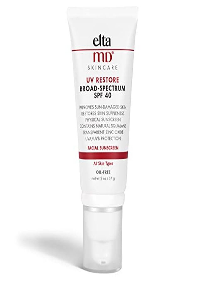 Uv Restore Anti Aging Face Moisturizer For Women Broad-Spectrum Spf 40, Face Sunscreen, Anti Aging Moisturizer To Improve Sun Damaged Skin, Oil Free, Fragrance Free, Non Greasy,2 Fl. Oz.