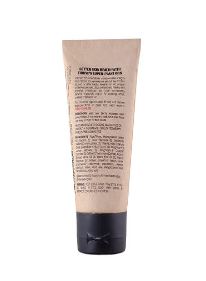 Scrub For Men & Women - Exfoliating Face Wash With Anti-Oxidants Improves Skin Texture, Unclogs Pores & Helps Prevent Ingrown Hairs - Made In Usa - Vegan Natural Facial Scrub Exfoliator