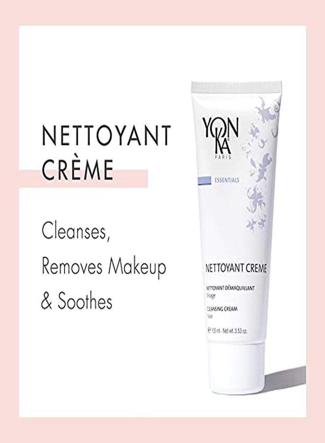 A Nettoyant Creme (100Ml) Cleansing Makeup Remover Cream Remove Impurities And Highcoverage Makeup Easily With Calming Peppermint And Plant Glycerin Sensitive To Acne Prone Skin Parabenfree