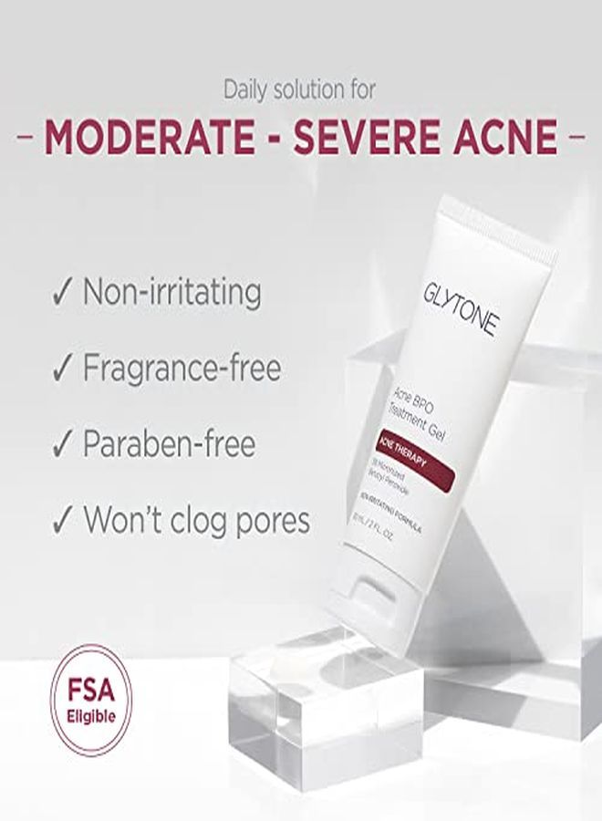 Acne Bpo Treatment Gel, Benzoyl Peroxide Acne Gel, 2 Fl.Oz.