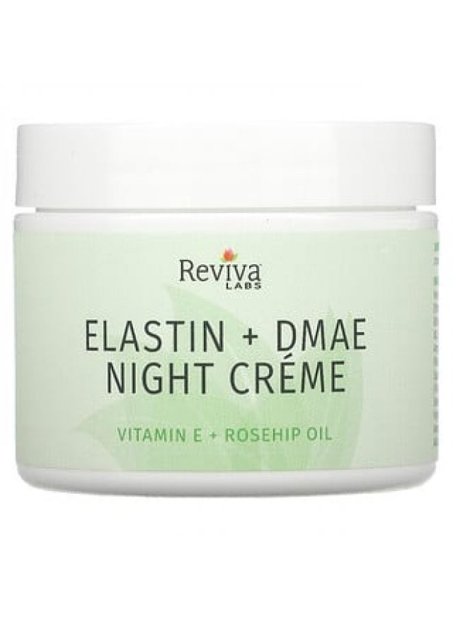 Reviva Labs Elastin  DMAE Night Creme 2 oz 55 g