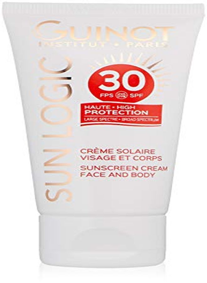 Sun Logic Spf 30 Face And Body Sunscreen 1.4 Oz