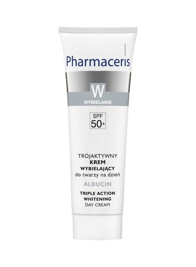 Triple Action Whitening - Day Cream - Albucin - Spf 50 Multicolour 30ml