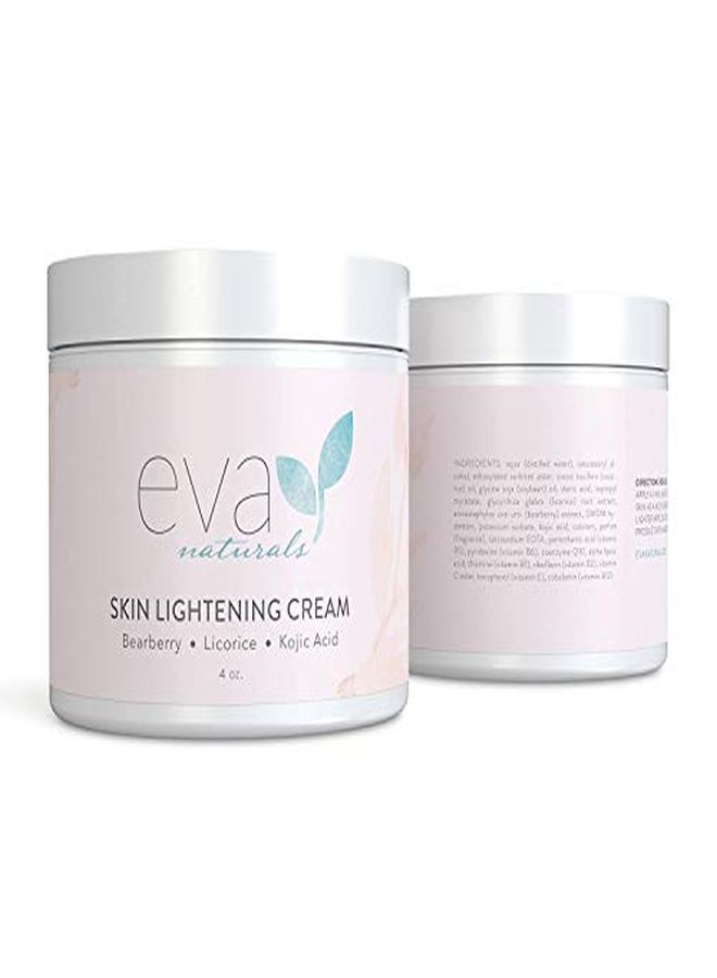 Kin Cream By Eva Naturals (4 Oz) Hyperpigmentation Cream For Dark Spots On Face And Neck Helps Boost Collagen Production With Bearberry, Licorice, Kojic Acid