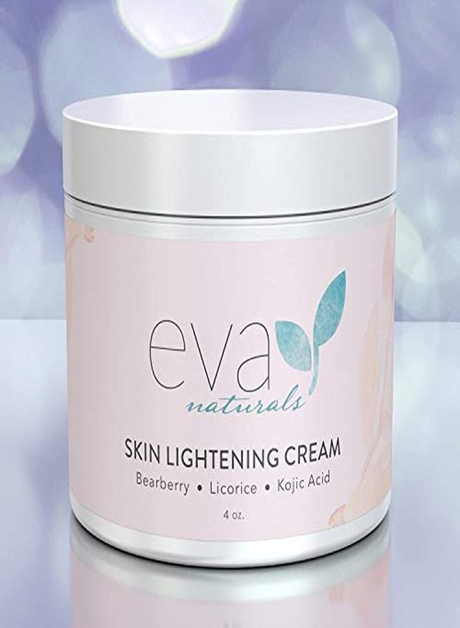 Kin Cream By Eva Naturals (4 Oz) Hyperpigmentation Cream For Dark Spots On Face And Neck Helps Boost Collagen Production With Bearberry, Licorice, Kojic Acid